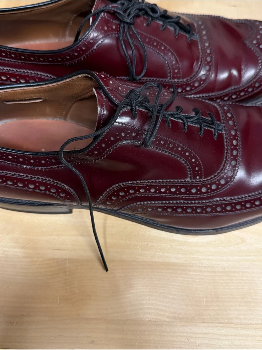 Allen Edmonds brogue wingtip classic